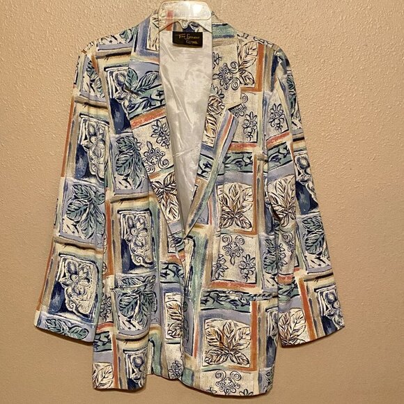 Vintage Toni Garment for CC Magic Womens Large Blazer Art to Wear Retro Style 80 - Picture 1 of 5
